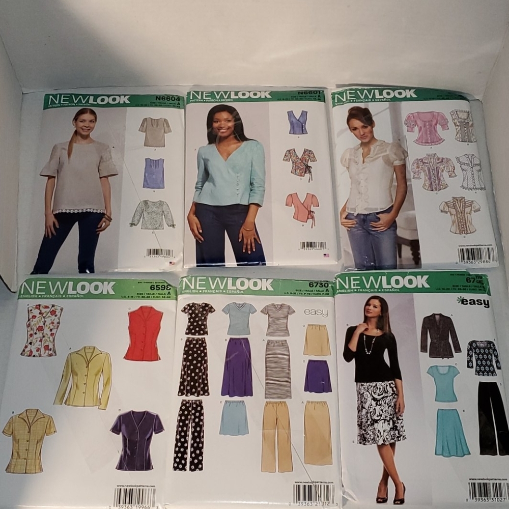 New Look Patterns Shirts Pants Tops Bottoms